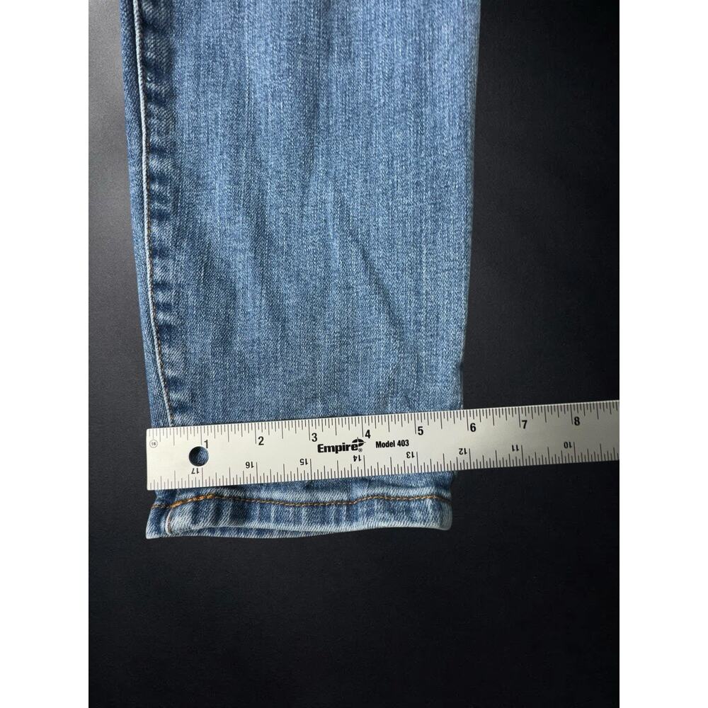 Tecovas Womens Jeans Sz 33 High Rise Tapered Western Cowboy Medium Wash - Picture 3 of 8